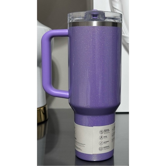 STANLEY QUENCHER PROTOUR FLIP STRAW TUMBLER, 40OZ- PERIWINKLE SHIMMER - Picture 2 of 5